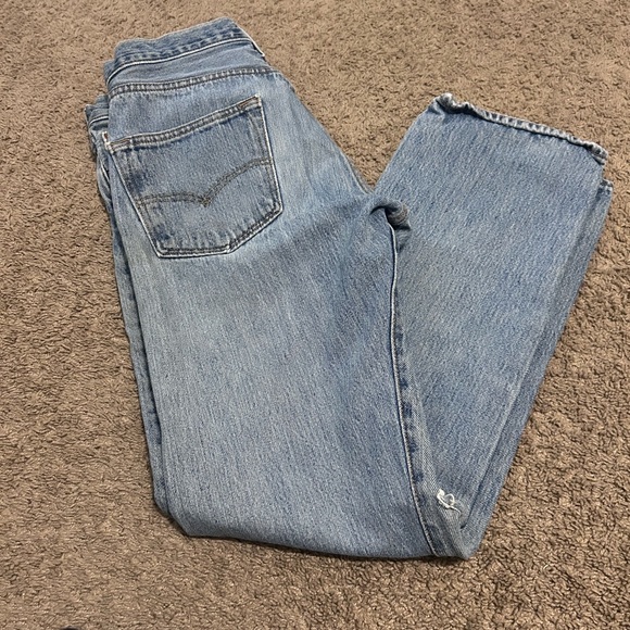 Vintage Levi’s 501 WPL 423 Button Fly Blue Light Wash Jeans Men Women Sz W30 L30 - Picture 13 of 13